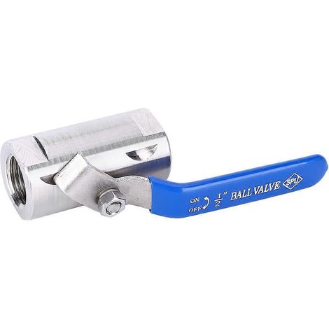 Vanne à bille, acier inoxydable 304, vanne à flotteur filetée G1/2, accessoire industriel, outil mécanique (1/4)