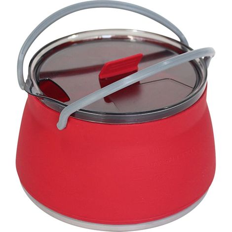 Bouilloire Pliable - Silicone Alimentaire - Compatible Plaque À Gaz Et Induction - Capacité 1 L - Pour Camping Voyage Cuisine Extérieure - 1 Pièce (1/3)