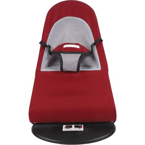 Chaise à bascule pliable et lavable pour chien, lit à bascule Portable pour animaux de compagnie, réglable en hauteur, pour petits chiens, chiots, chats, tissu en coton rouge vin (1/5)