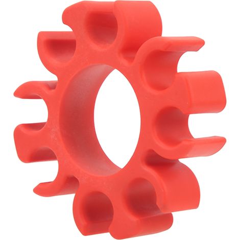 Support de baguettes en silicone pour batterie, étui portable de rangement et affichage pour accessoires de percussion rouge (1/5)