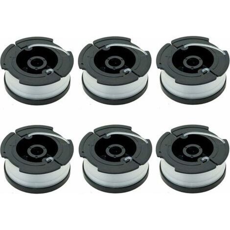 6 Pack A6481 A6485 Spools for Black Decker Mowers (1/5)
