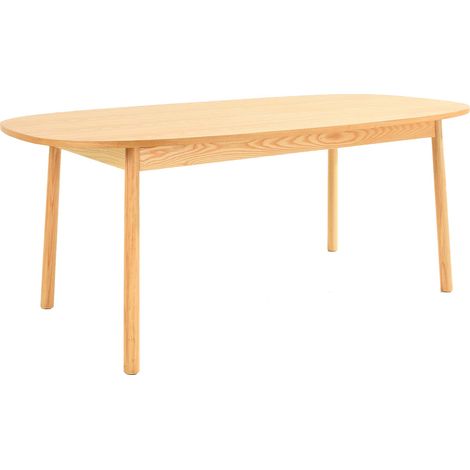 Tavolo da Pranzo Rettangolare Pärumm Beksand 180x95x72,5 cm Legno di Frassino (1/5)