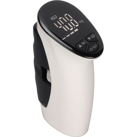 Dynamomètre à main numérique électronique avec écran LED, précision élevée, distance de préhension réglable, testeur de force de poigne, appareil compact pour exercices musculaires (1/5)