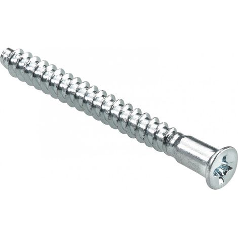 HETTICH Lot de 8 vis assemblage acier zingué HETTICH, l.50 mm