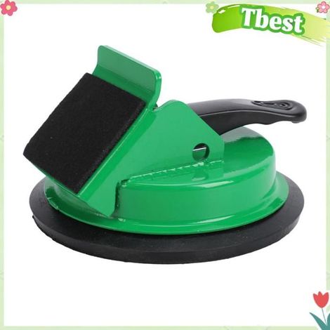 Ventouse pour carrelage de 70 kg, de frappe à 45 degrés, outil professionnel de réparation de fixateur d'écart de sol, vert (1/4)