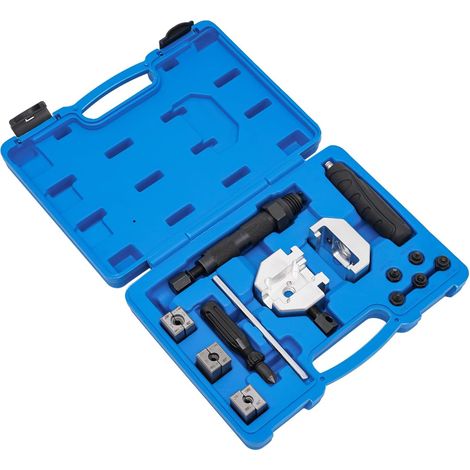 Utensile idraulico per svasatura, 18 pezzi, attrezzatura per tubi freno, utensile per tubi freno, utensile per svasatura tubi freno