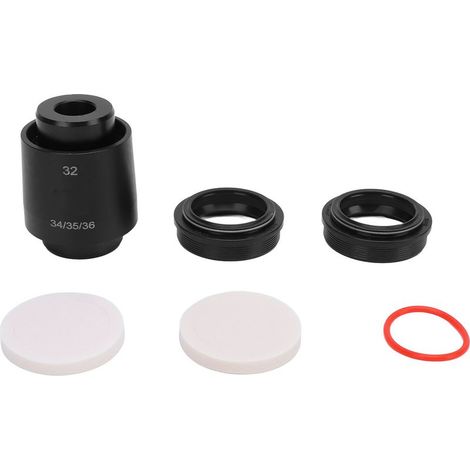 Joint anti-poussière de fourche avant de vélo 34 mm, résistant au sable, à l'eau et à l'usure, essuie-poussière de fourche de vélo (1/5)