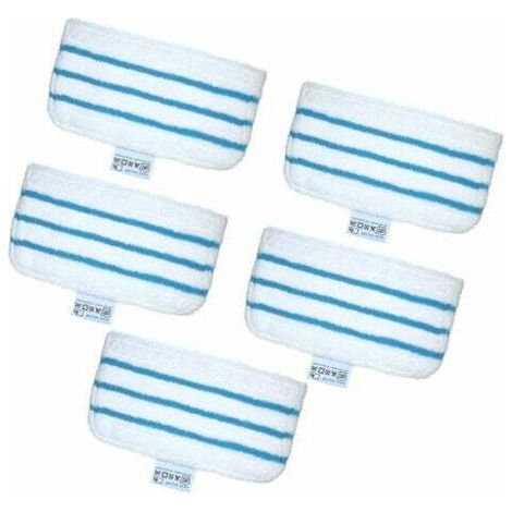 Replacement mop pads for Black + Decker steam mop FSM1610 / FSM1630, washable mop pads, 5 pieces--DTEKGAZ