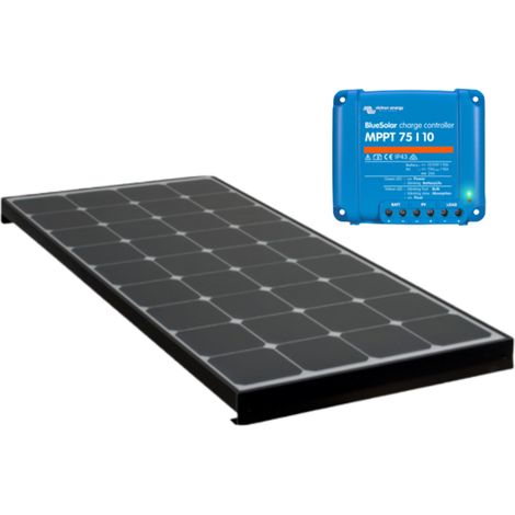 PACK ANTARION Panneau solaire BLACK BOOSTER 140W + VICTRON Régulateur MPPT 10A