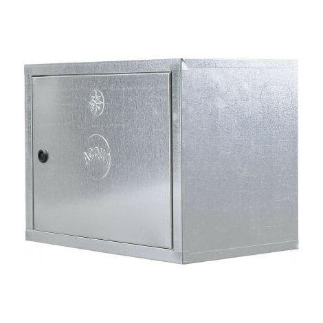 CONTATORE ACQUA CASSETTA CON SPORTELLO CON CHIAVE CM 30X40XP 25 ZINCATA (20905) (1/3)