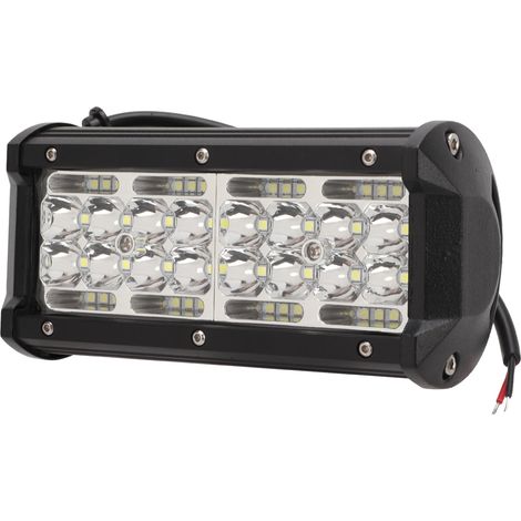 Projecteur LED antibrouillard pour usage intérieur et extérieur, 120 W, 12 000 lm, 6 000 K, étanche IP67, pour voiture, camion, SUV, quad et bateau. (1/5)