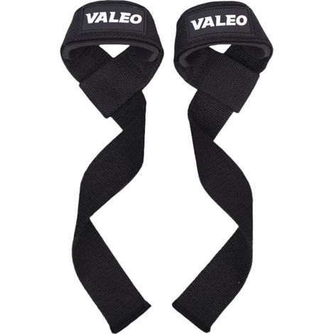 Ulisem Professionelle Zughilfen 56 cm für Bodybuilding, Krafttraining und Fitness – Geeignet für Frauen und Männer (Schwarz) (1/4)