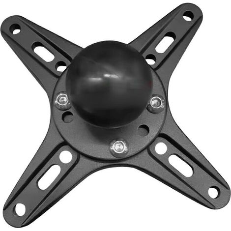 Tragbarer Monitor-Montageadapter mit 1,5-Zoll-Kugelgelenk (100 x 100 mm und 75 x 75 mm), universelle Wandhalterung (1/5)