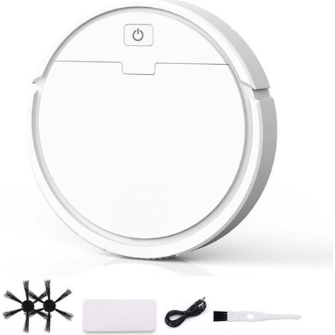 White Smart Robot Vacuum Cleaner Sweeping Robot Three-in-one Wireless Automatic Sweeping Robot Stron (1/5)