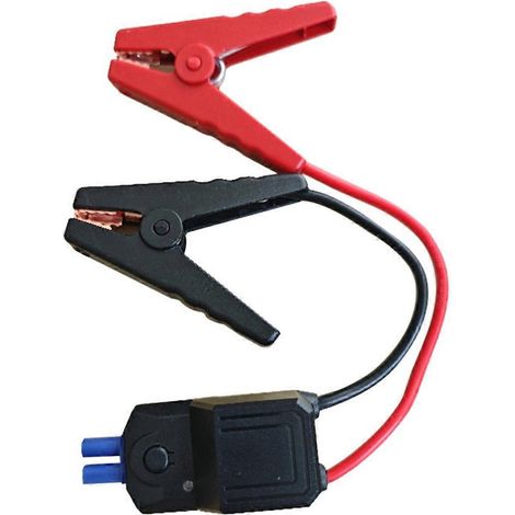 Câble de démarrage d'urgence avec pinces de serrage, adaptateur universel (1/5)