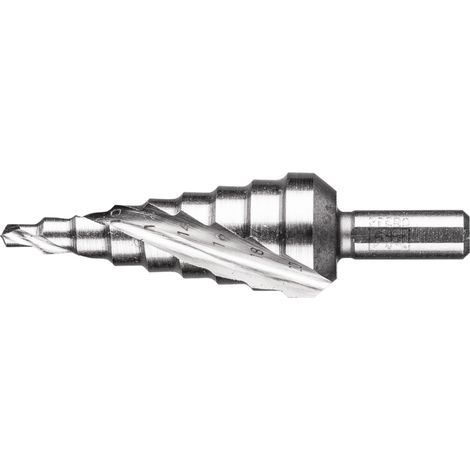 PFERD TOOLS Stufenbohrer HSS 9 Bohrstufen Ø 4-20mm 3-Flächenschaft-Ø 8 mm (1/4)