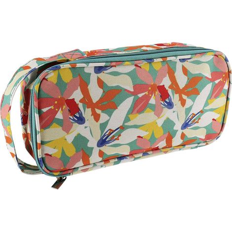 Kabelaufbewahrungstasche aus bedrucktem polyester mit zipper - moorea - Tendance