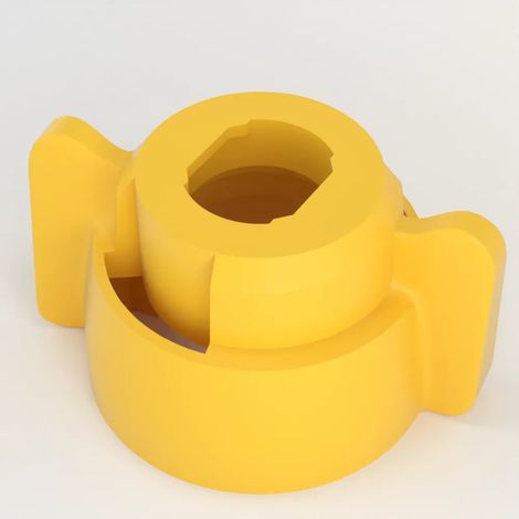 Düsenkappensatz uni gelb 670a4029006