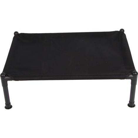 Lit surélevé pour chien, amovible, lavable, facile à assembler, imperméable, antidérapant, lit d'extérieur avec cadre pour intérieur M (1/5)
