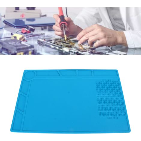 Hochtemperaturbeständige Silikon-Tischmatte S120B für Reparaturwerkbänke (1/5)