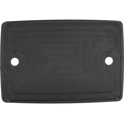 Bouchon de réservoir de liquide de frein avant en alliage d'aluminium pour Yamaha MT-07, MT-09, FZ1, FZ8, XJ6 - Couvercle noir moto (1/5)