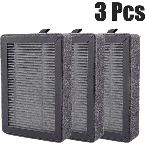 Kit de 3 filtres de rechange à charbon actif H13 True HEPA pour purificateur d'air Levoit LV-H128 - Pièces détachées LEVOIT