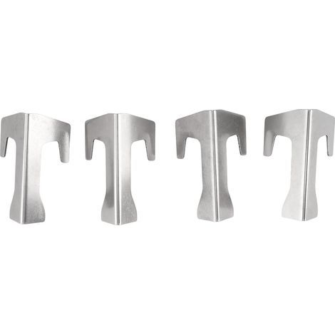 Grill griddle spacers, easy to install, rustproof, universal, stainless steel, burner covers, 4 pieces (1/5)