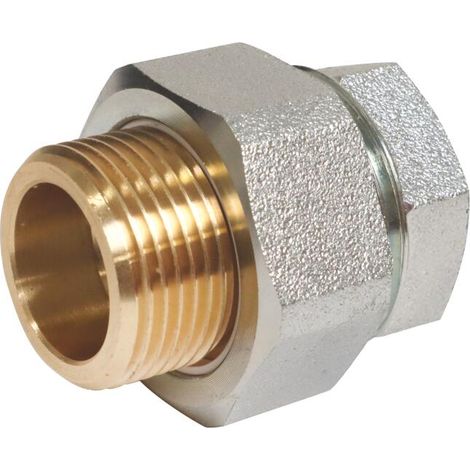 Somatherm For You – Raccord isolant diélectrique F20x27 M20x27 – Filetage plomberie 3/4' – Prévention électrolyse chauffe-eau – Pour installations sanitaires