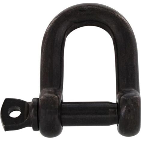 Manille Droite Forgée Inox A4 Noir Diamètre 10-1 pièce