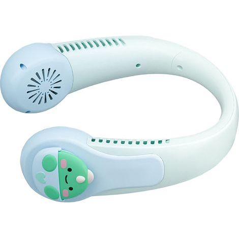 Wiederaufladbarer, tragbarer Nackenventilator mit USB-Anschluss und integriertem Akku – leise und verdrehsicher, ideal für Kinder und Erwachsene, perfekt für Outdoor-Sportarten und mit Drachenmotiv. (1/5)