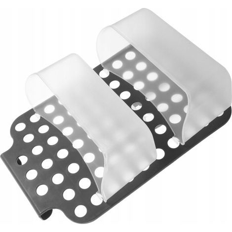 Étagère Murale Salle Bain Plastique Double Couche (1/4)