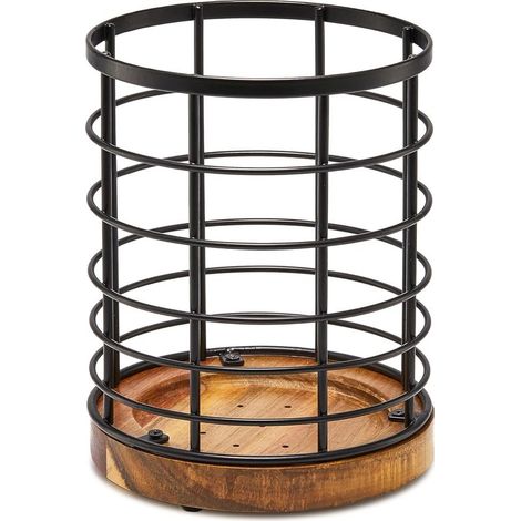 1 plateau à couverts cuisine, acier inoxydable et bois, ouvert, ventilation latérale, rangement plan de travail (1/5)