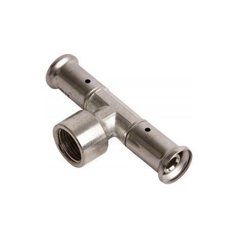 13P raccordo Tee femmina ø26x3/4"Fx26 mm ottone a pressare 13P260526