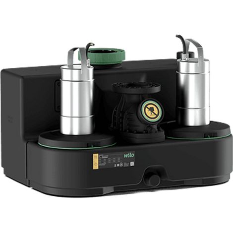 Wilo Impianto di sollevamento compatto a doppia pompa DrainLift SANI-L.12T/1, 2549908