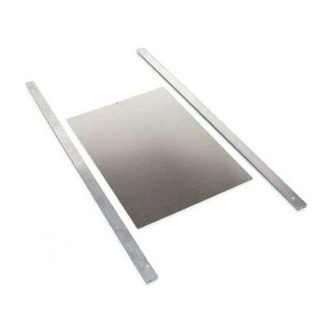 Porte automatique en aluminium pour poulailler – Taille large 33x50cm – Résistante à la corrosion – Installation facile avec rails et vis