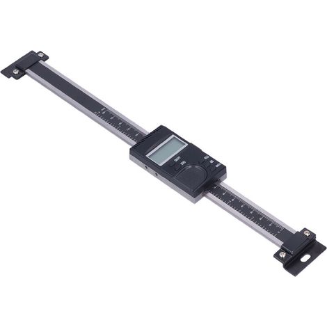 Jeffergarden Pied à coulisse vertical à vernier étanche IP45 avec échelle linéaire numérique et écran LCD pour fraiseuses 0‑200 mm / 0,0‑7,9 po (1/5)