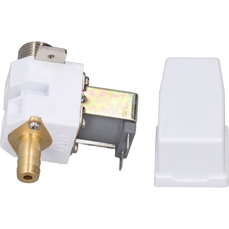 12V DC G1/2 Magnetventil mit Außengewinde, Wassereinlass, Durchflussschalter, temperaturbeständig, für Wasserspender und Waschmaschinen (1/5)