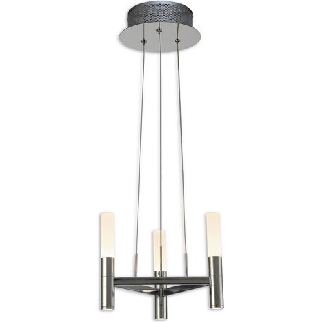 Naeve CASTLE Plafonnier LED à bras multiples et intensité variable, chrome 3 000 K (1/4)
