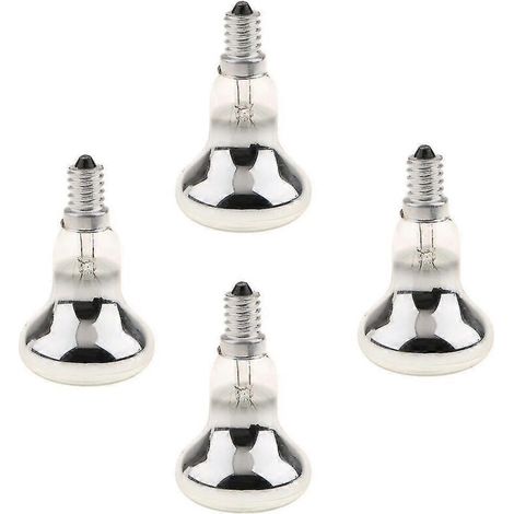 Lot de 4 ampoules spot R50 Ses E14 40W avec réflecteur pour éclairage intérieur et extérieur (1/5)