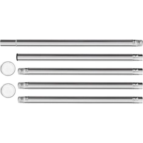Tringle à vêtements Extensible, 68-193 CM Tringle à Vêtements en Acier Inoxydable Réglable - Rail pour Suspendre des Cintres et Habillement Dans une Penderie, pour Chambre à Couch