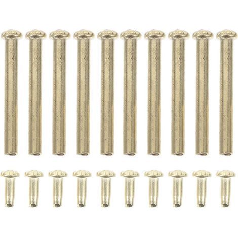 10 Sets Kit Maintenance Diameter Length Repair Rivets Hinge Metal (1/5)