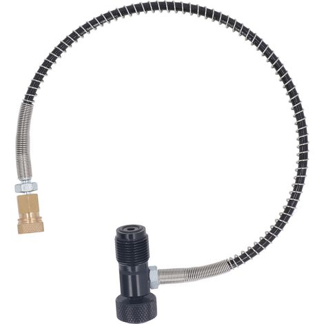 Adattatore di riempimento rapido con filettatura G5/8, tubo per stazione di riempimento, componente pneumatico ad alta pressione per bombola di CO2 HPA da 6,8 l. (1/5)
