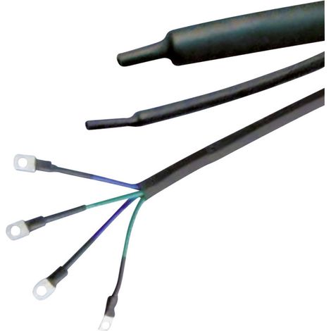 Hongshang ART002026 Schrumpfschlauch schwarz 9,5 mm