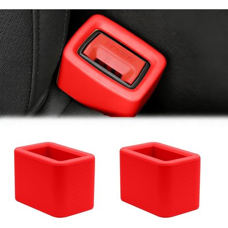 Bardusch -2 Pièces Voiture Porte-Boucle Ceinture Sécurité En Silicone Voiture Support Boucle Ceinture De Sécurité En Silicone Résistant à L'usure Voiture (1/5)