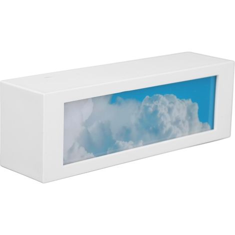 Veilleuse bleu ciel, rechargeable par USB, 3 niveaux de luminosité réglables, veilleuse, décoration de table de chevet (1/5)