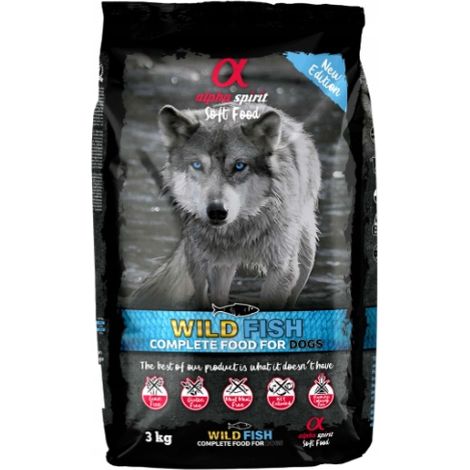 Wild Fish Alpha Spirit FISH HALBWEICHES HUNDEFUTTER 3 kg (1/3)