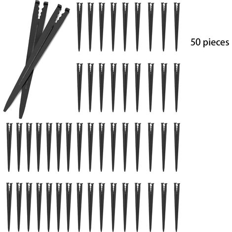 (50er-Packung) Bewässerungsstützen, Tropfbewässerungsstützen, für 4/7"- oder 3/5"-Schläuche, Tropfbewässerungssets (1/4)