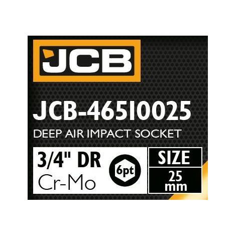 Adaptador de impacto profundo 3/4" 25mm (hexagonal)