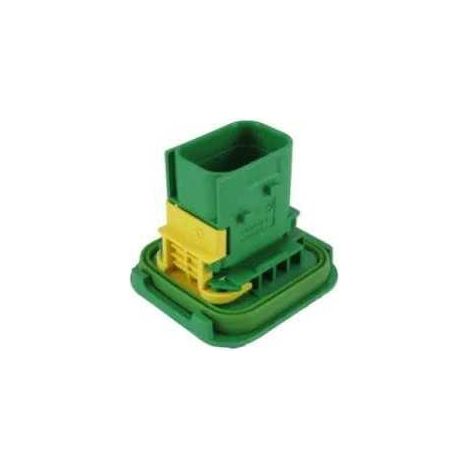 Connettore Heavy Duty Sealed 1.6X0.6 porta maschio 8vie verde