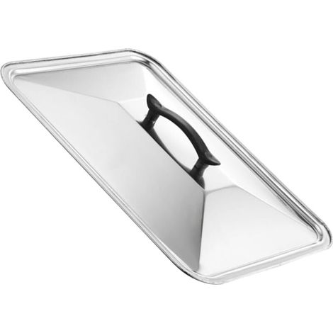Couvercle Rectangulaire pour Plancha, Barbecue ou Poêle à Frire – Protection Anti-Éclaboussures pour Grillade de Poisson et Pâtisserie